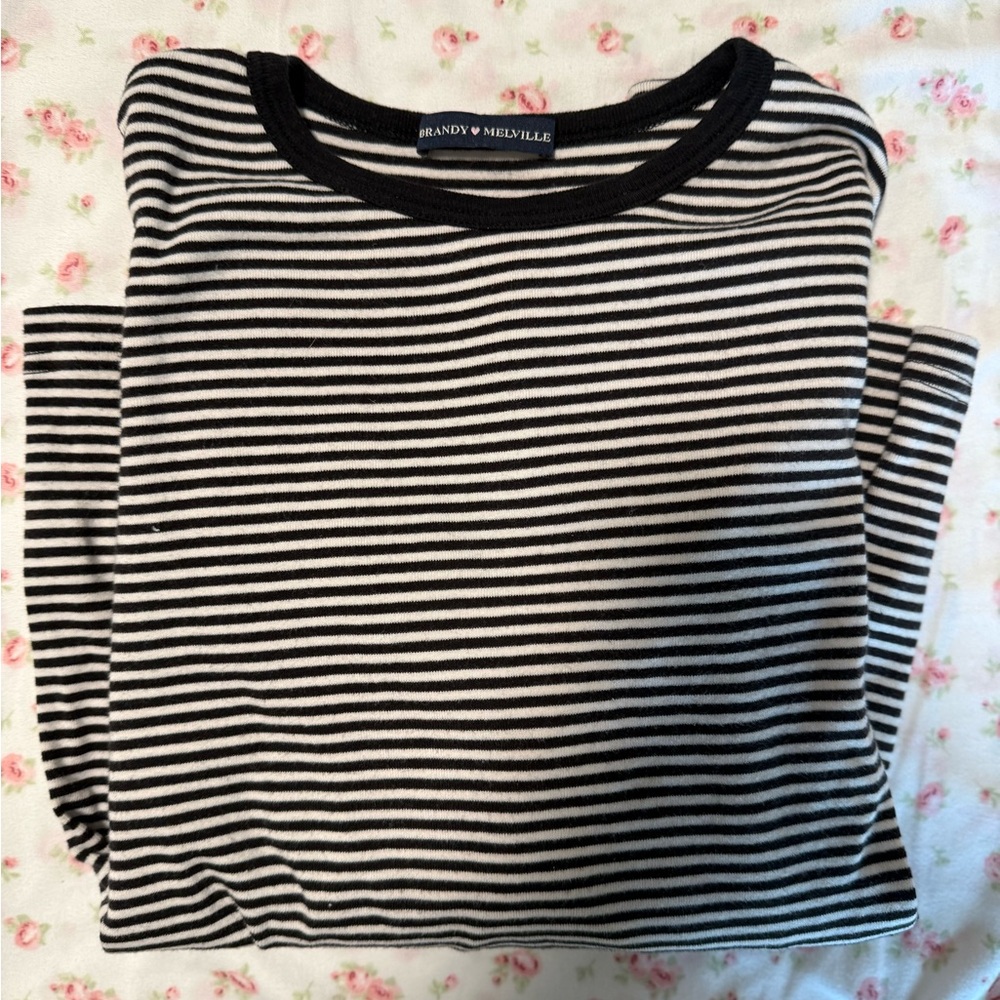 Brandy Melville long sleeve stripe shirt